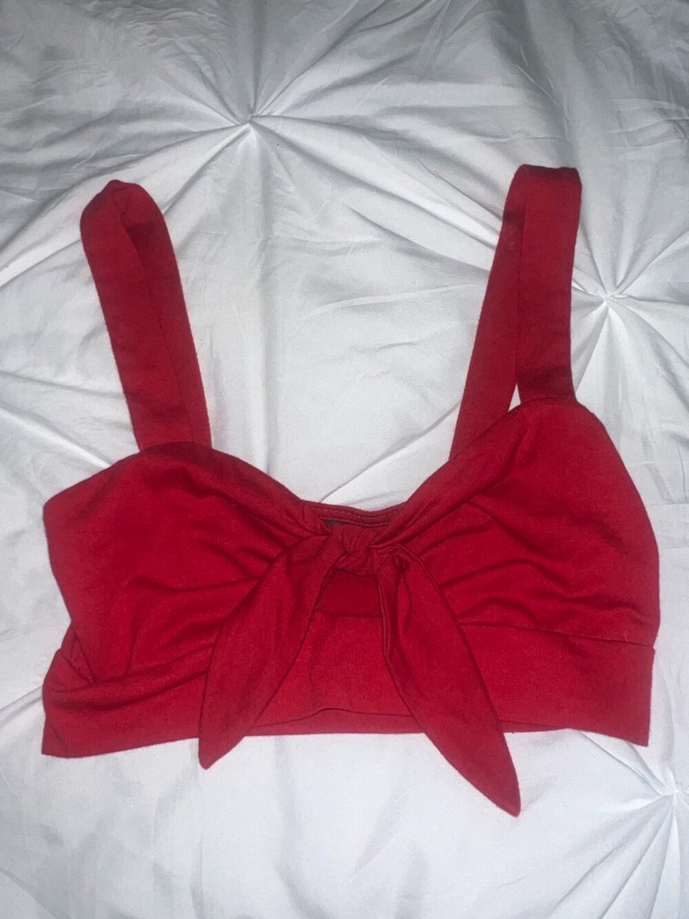 Red Crop Top